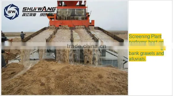 Small gold panning equipment/gold dredger boat for sale