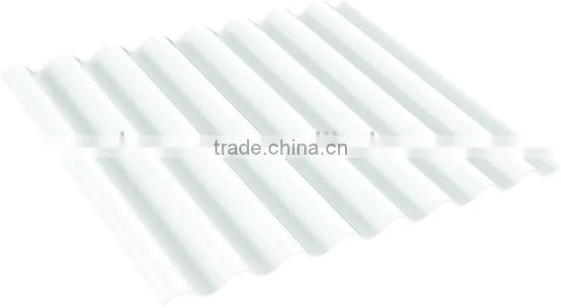 Extruded Color Corrugated plastic polycarbonate roofing Sheet (Valuview Opal ROMA)