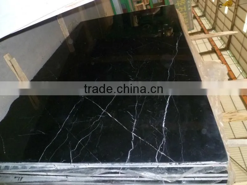 Cheap Black & Nero Marquina Marble Wall and Floor Tile