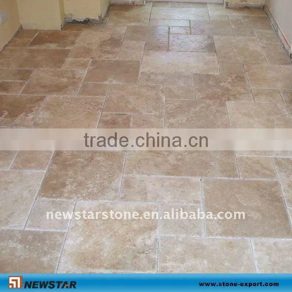 Tumbled French Pattern turkish travertine tile