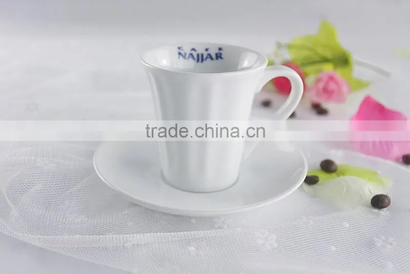 Factory direct wholesale customized white crockery coffee cup