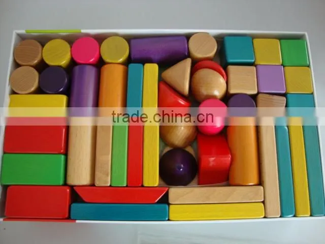 Geometric blocks shape wooden toys,shape changing toy