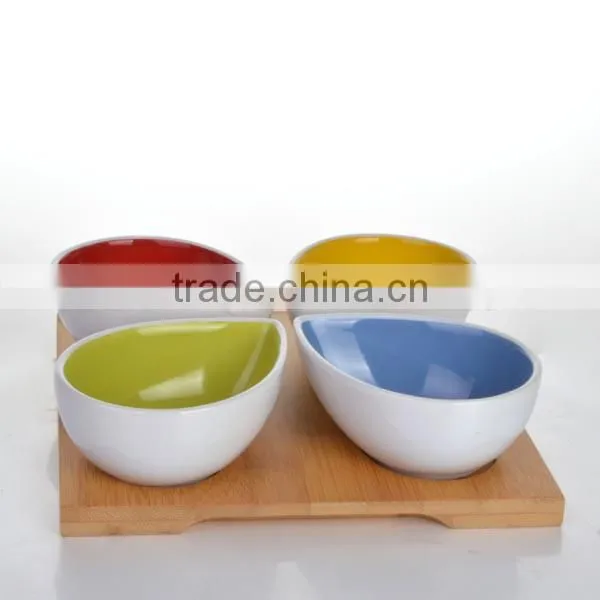 Food grade colorful kitchen ware porcelain,ceramic dishes for restaurant
