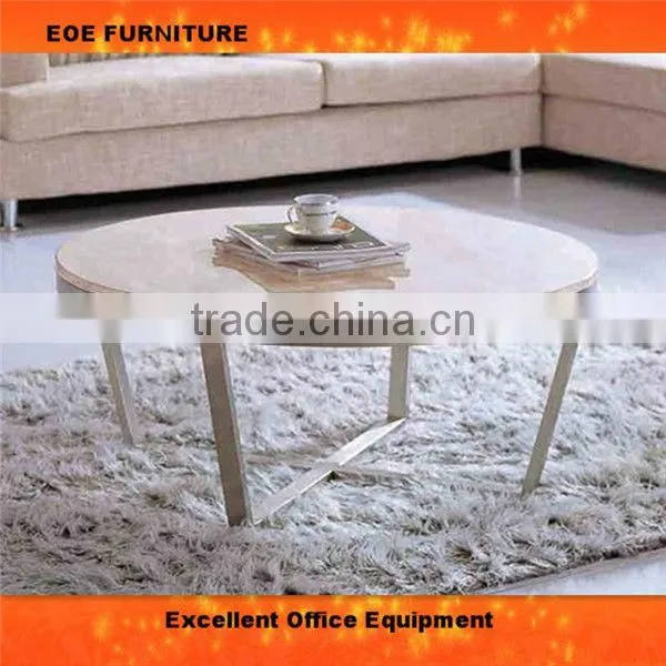 Living room stainless steel center table