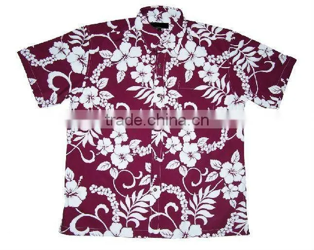 T/C 65/35 short sleeve hawaiian shirts
