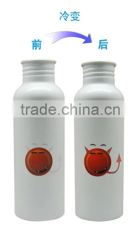 Stainless steel coffee cup Color Change Water Bottle