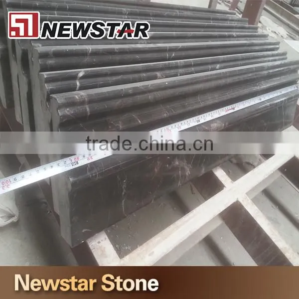 Natural Stone Marble Brown Skirting Board