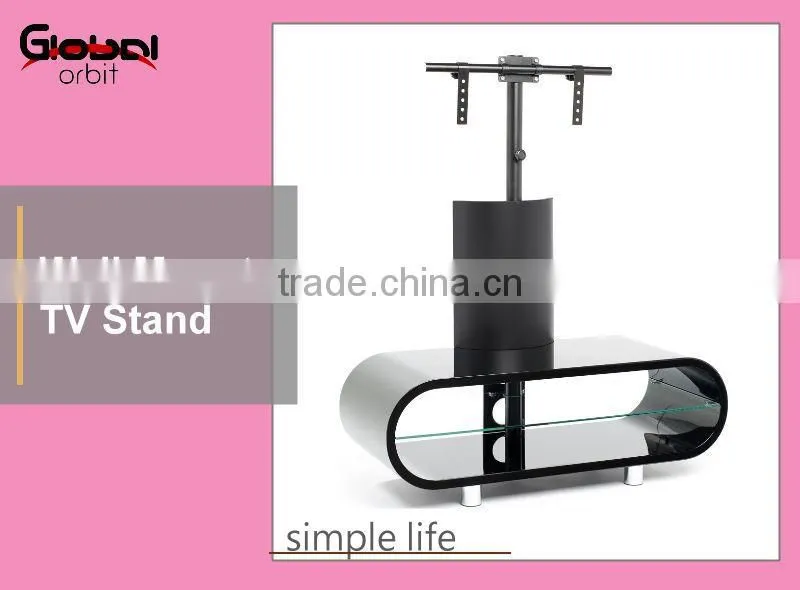 New Design Monitor Stand With USB Hubs Plug Glass Monitor Display Stand