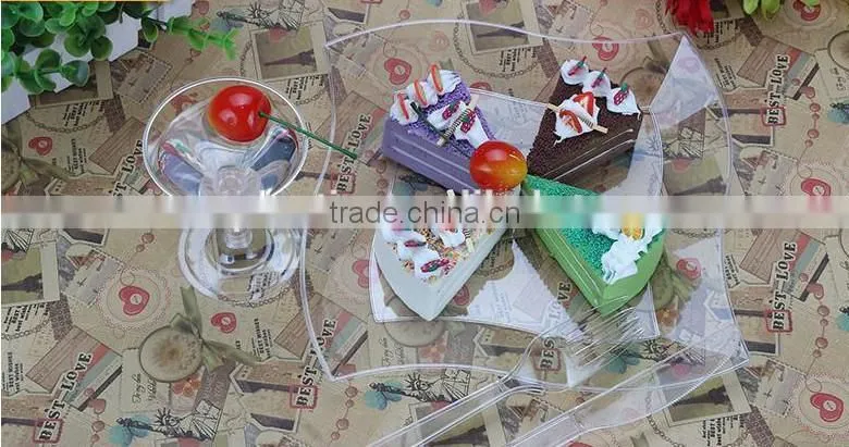 custom clear plastic disposable plates,disposable plastic plate,square clear disposable plastic plates
