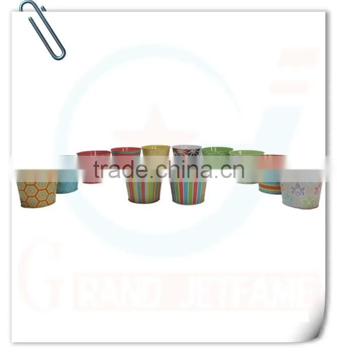 homeware decoration small colorful metal candle holders
