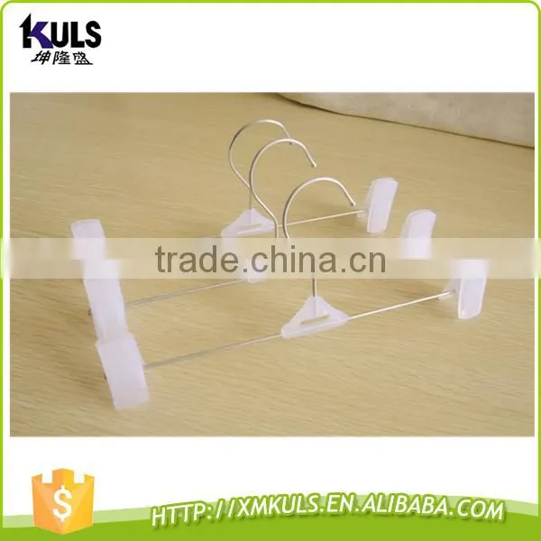 24CM Multi-functional anti-skid plastic pants clip plastic hanger for clothes