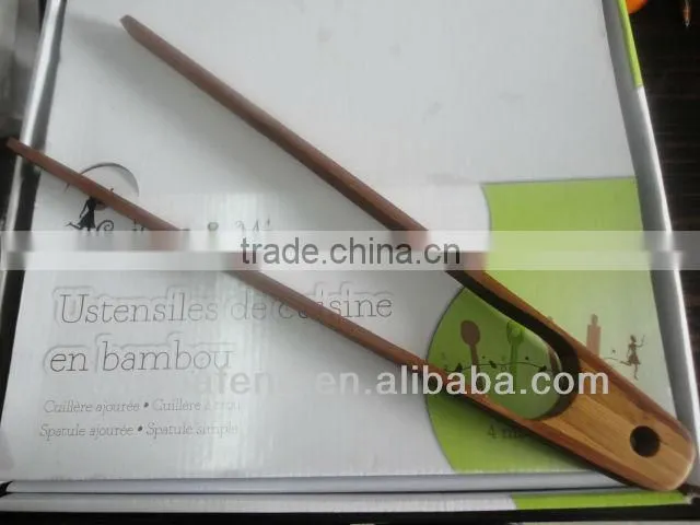 2017 new design bamboo bread tong