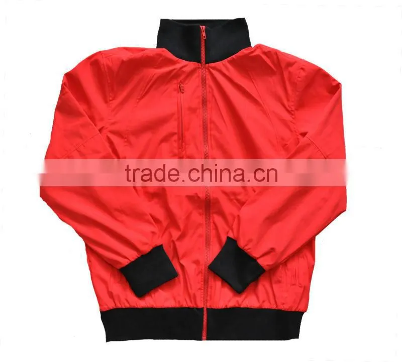 100%polyester microfiber jacket/winderbreaker/windproof jacket