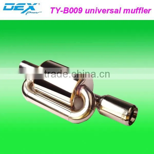racing spare part exhaust system universal muffler performance