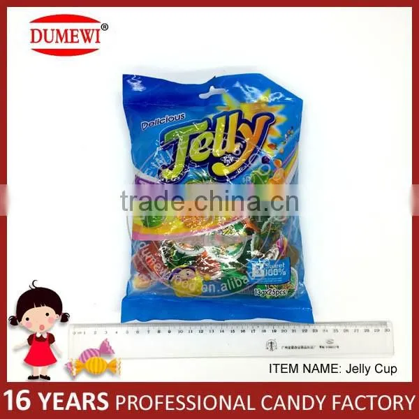 Fruit Jelly Cup with Multiple Flavors