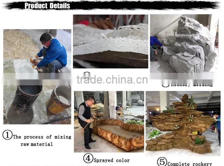 Artistic simulation artificial rockery waterfall Landscape Art decorative artificial rockery waterfall
