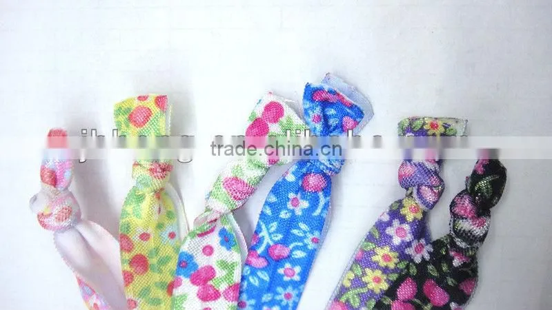 New style flower print hair holder body accessories