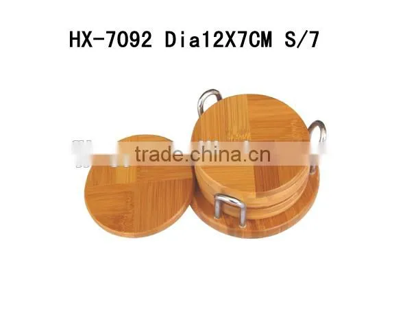 New Style Bamboo Tea Cup Mat Bamboo Coaster