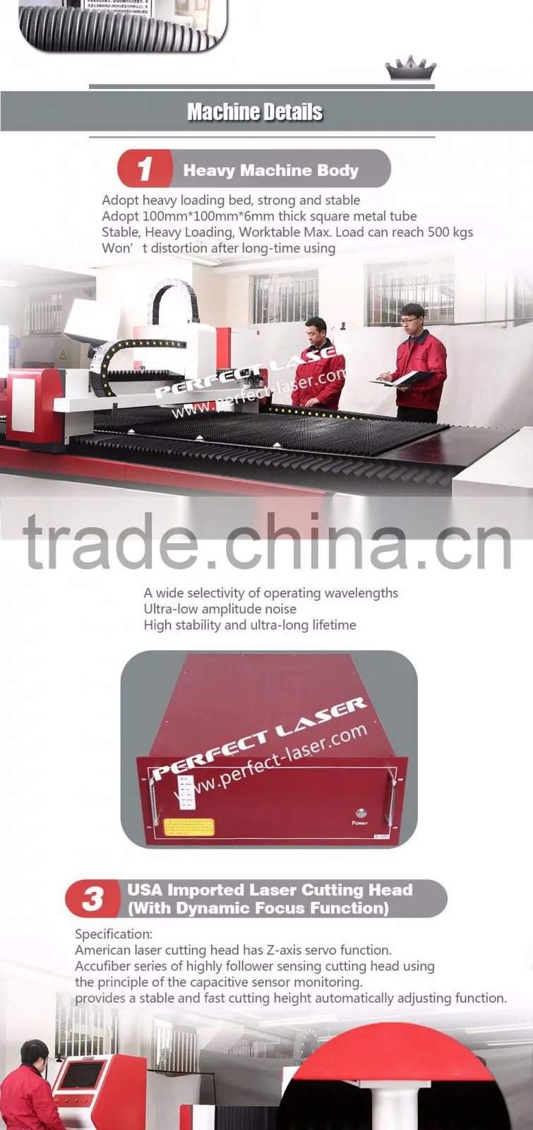 Best Quality from China Factory Laser Cutting Machine Metal Iron Price for Sale