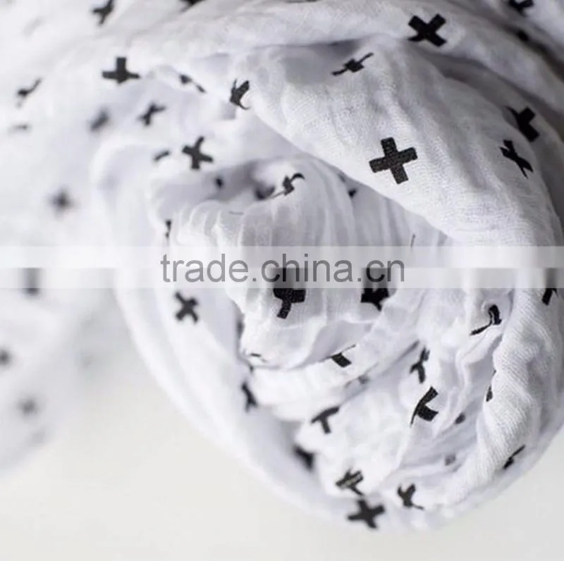 wholesale baby cotton muslin swaddle blankets