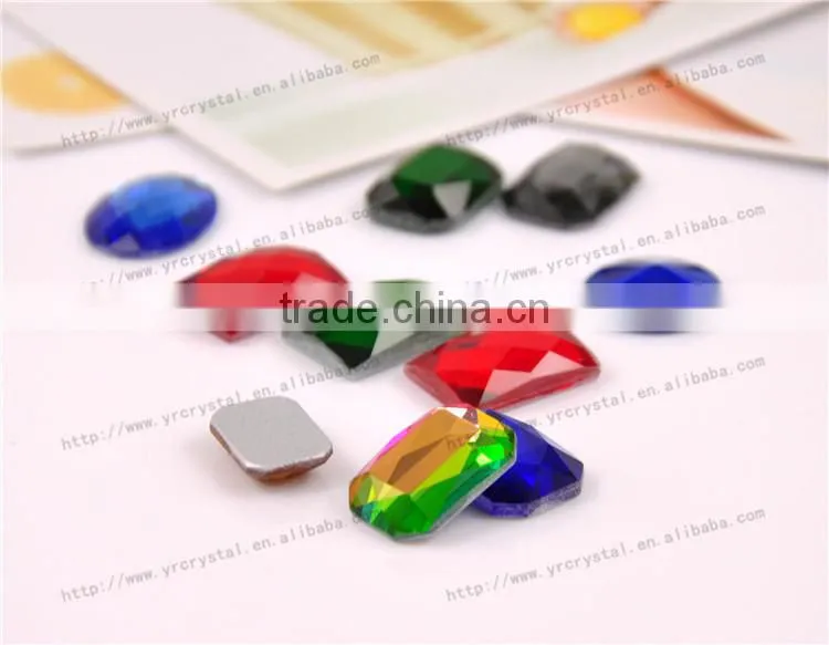 wholesale mixed shapes mixed colors 2014 fashion glass rhinestone button