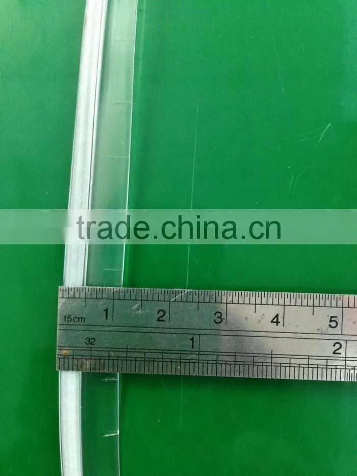 waterproof sewing on transparent pvc piping cord