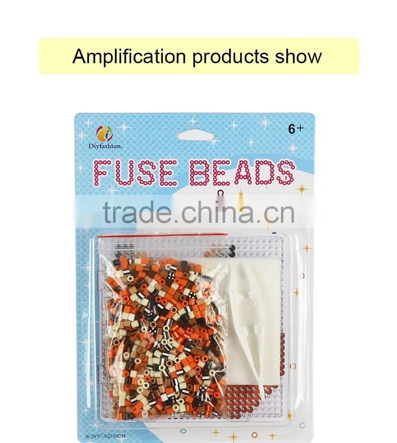 2017 Hot selling fox DIY education plastic hama fuse beads toys