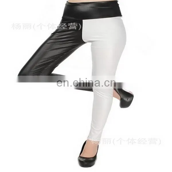 2016 Spring New Style Multi Colors Elastic Leather Leggings IN STOCK