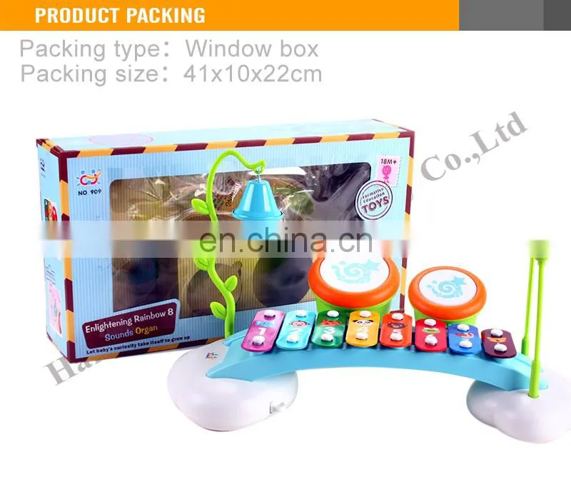 Lovely child plastic xylophone keys mini piano