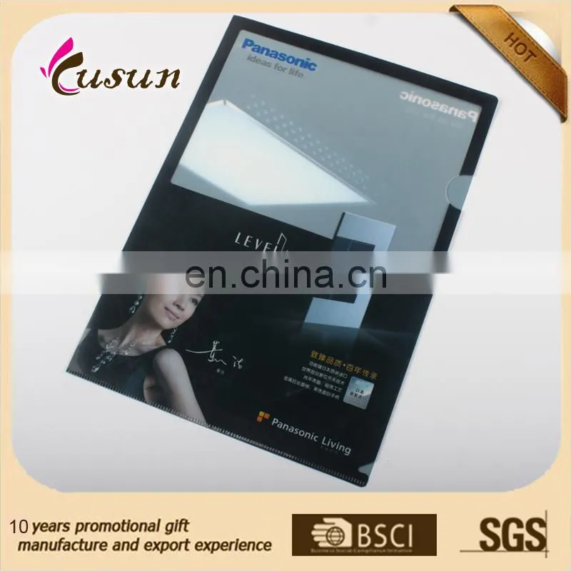 china supplier Promotions PP printing A4 plastic folder/plastic clear file folder/folder