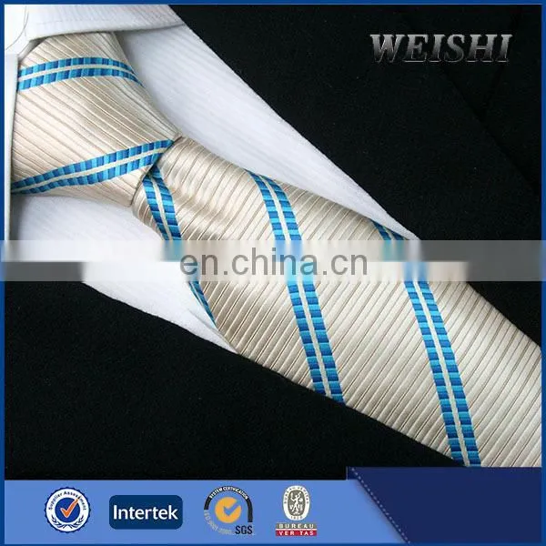 100% Silk Woven Tie Fashion Stripe Printed Mens Ties