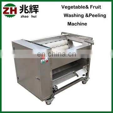 Industrial automatic yam vegetable washing machine potato skin cleaner carrot peeler