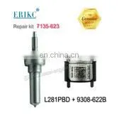 Diesel Injector Nozzle L087PBD Control Valve 9308-621c Common Rail Fuel Injection Repair Kits 7135-644 for Delphi EJBR04101D
