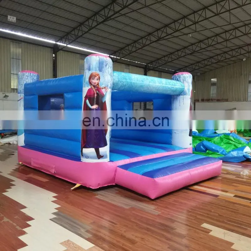 Hot sale commercial theme inflatable bouncer frozen, frozen jumping castle for kids party
