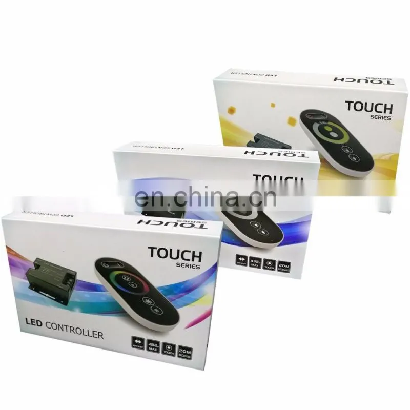 Alibaba RF touch panel remote 3 channels 3ch RGB led controller