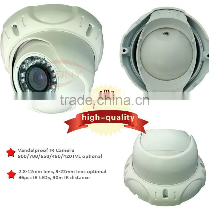 Vandalproof 700TVL CCTV Dome Camera