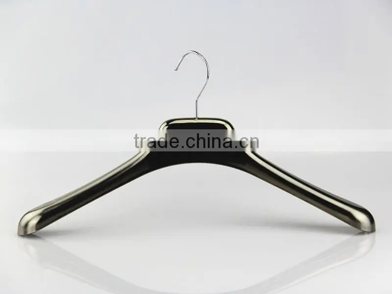 IMY-362 electroplating wide hanger for man wide shoulder coat hanger