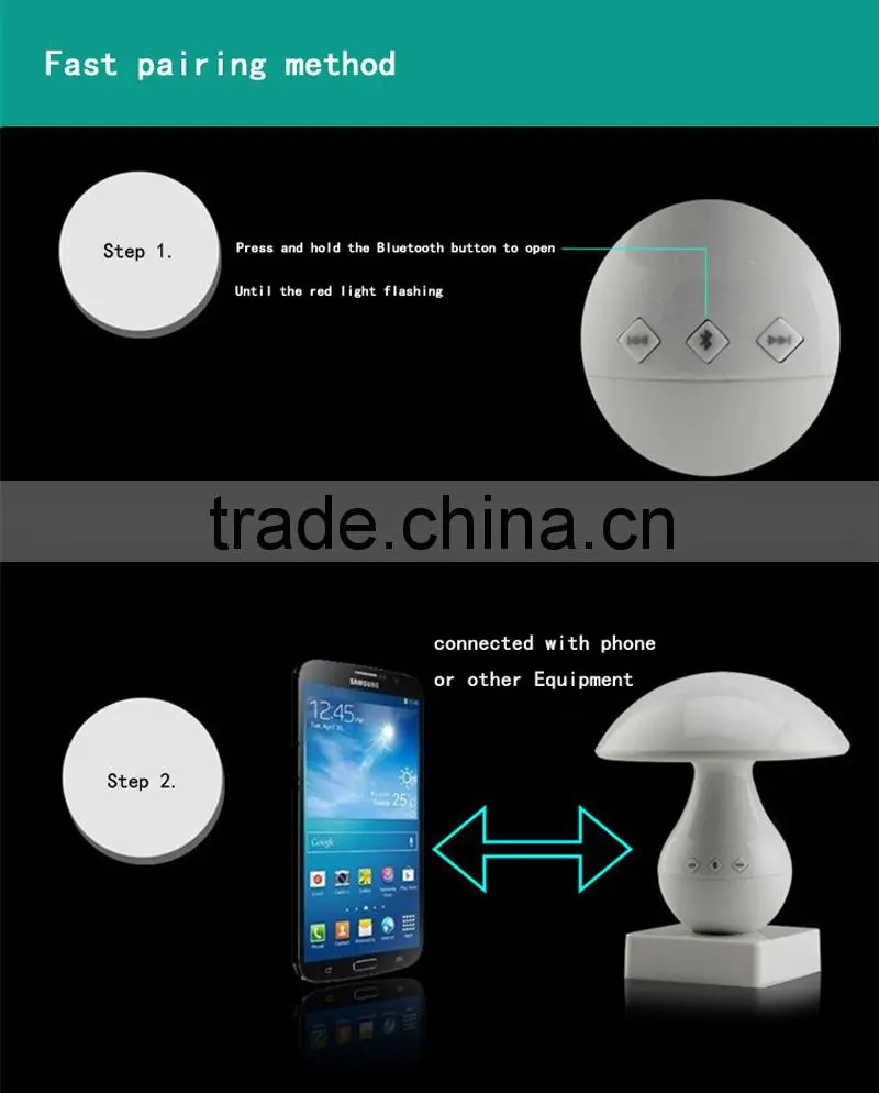 mini bluetooth speakers battery operated table lamp