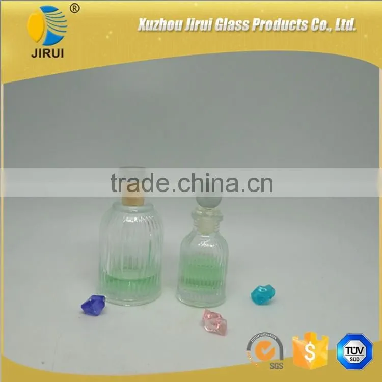 100ml high flint glass reed diffuser bottle with cork closure