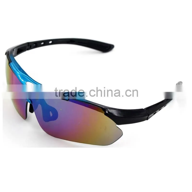2016 factory direct sale dropshipping no minimum order outdoor sport bicycle riding cycling glasses 5 lens