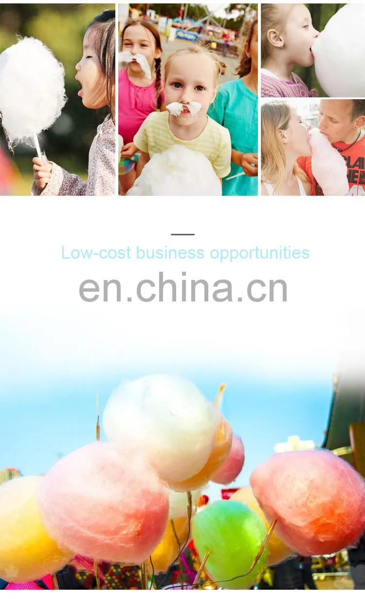 110V/220V Commercial Sweet Cotton Candy Maker Electric Automatic Marshmallow Flower Fancy Candyfloss Sugar Floss Machine US EU