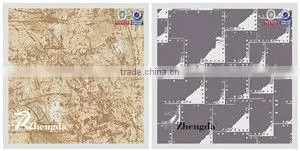 Polyester PVC Coated Abstract Print Fabric