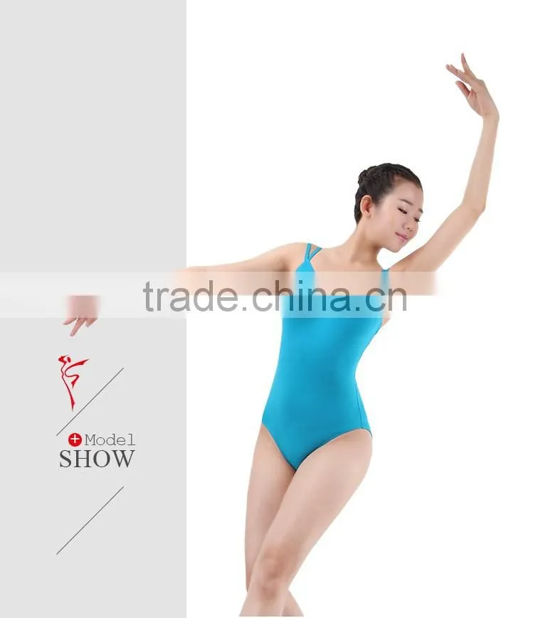 Women Double Straps Camisole Leotard