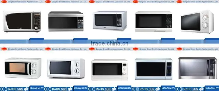 Stainless Steel cavity and front panel digital microwave oven with UL certificate
