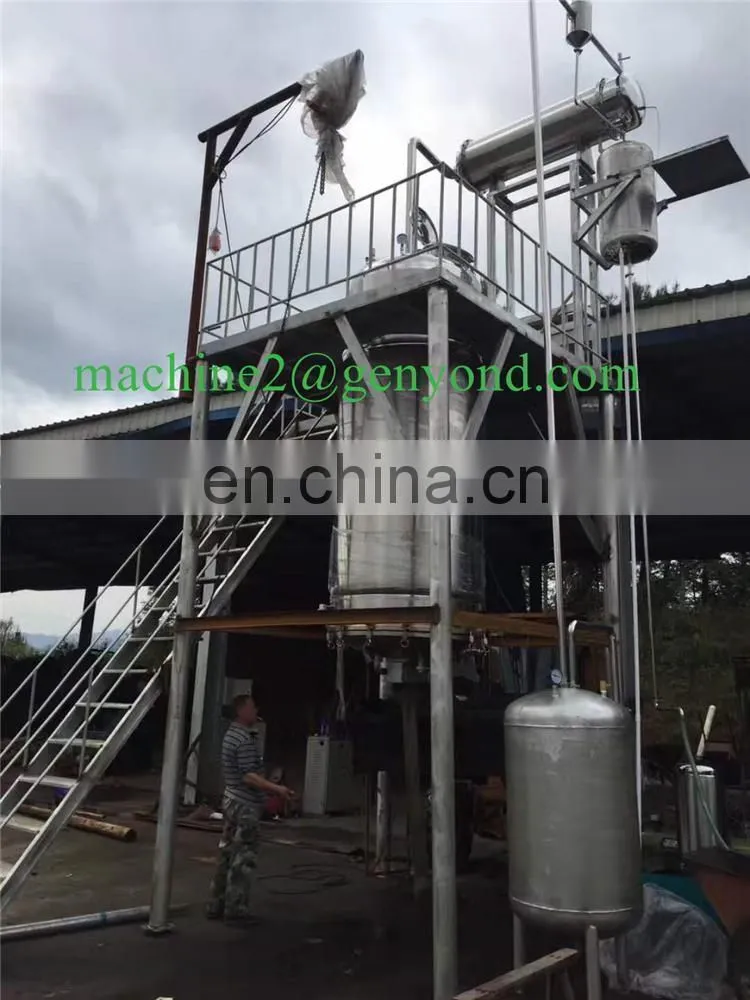 Factory directly essential oil steam distillation gas machinery Original and New