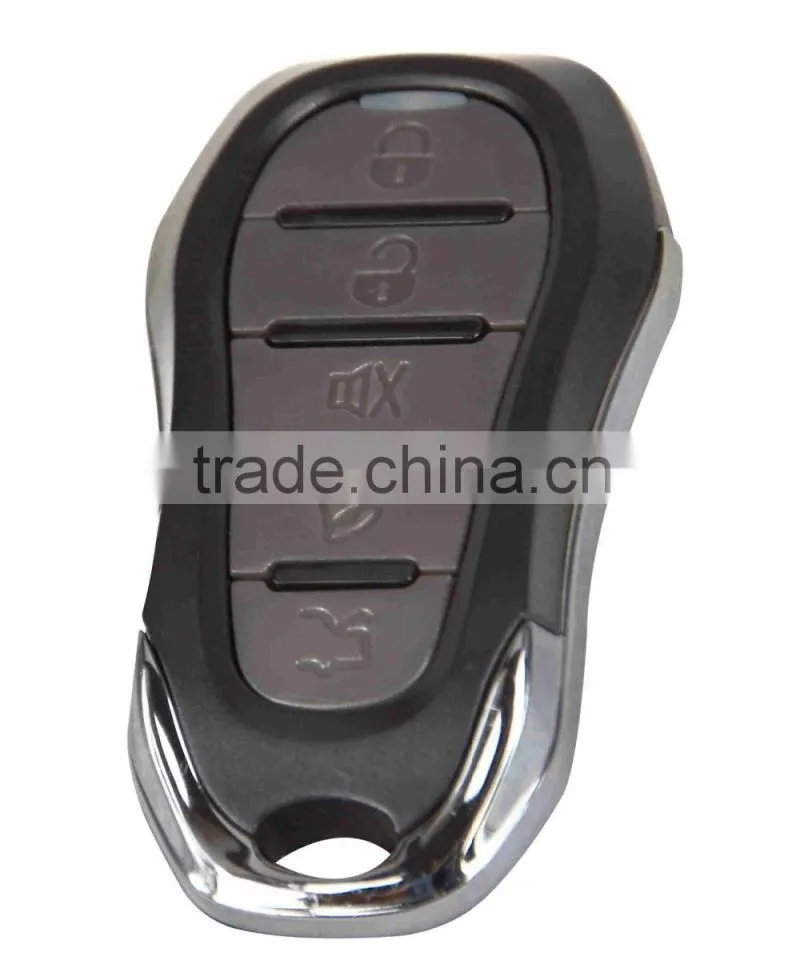 New Type DC 12V four buttons auto learning 315/433mhz remote control for car alarm