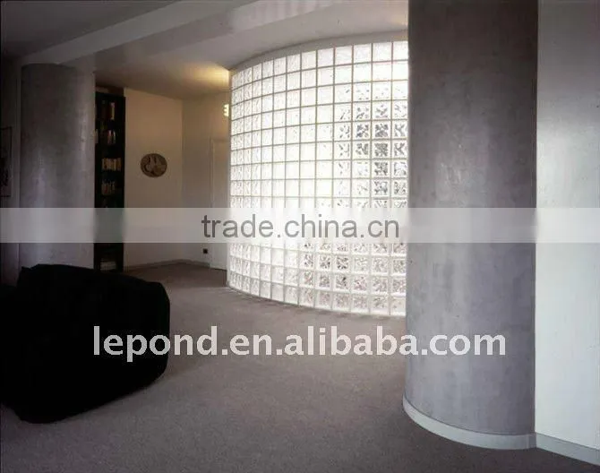 House decoration clear glass brick