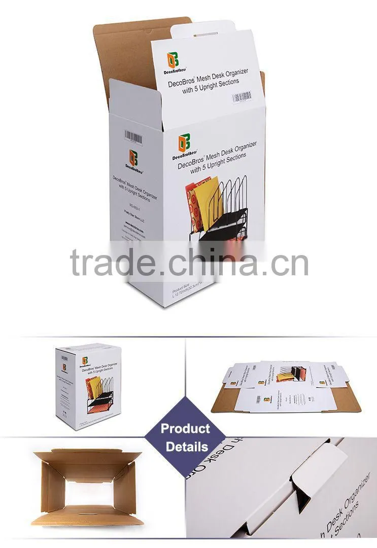 Chinese Supplier Color Printing Corrugated Carton Package Cardboard Paper Small White Boxes