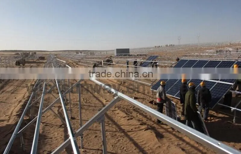 adjustable pvsolver solar ground mounting kits solar rail adjustable fixing bracket photovoltaic support