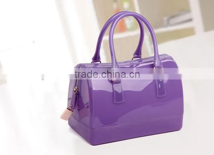 new summer candy silicone beach bag